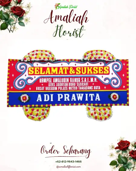 Papan Bunga Ucapan Selamat Tambakreja